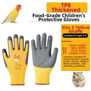 Bird Handling Protection Gloves Anti-Bite Flexible Breathable Latex
