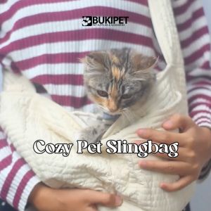 Sling bag Shoulder bag tas kucing anjing - BUKIPET COZY PET SLING BAG