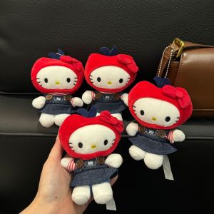 Đồ Chơi Búp Bê Hello Kitty Mới Apple Denim Cat Doll Vỏ Bọc Ghế Đệm Quần Áo Búp Bê Quần Áo Trẻ Em Quần Áo Búp Bê