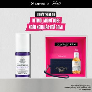 Tinh chất giúp da tái tạo căng mướt & ngăn ngừa lão hóa Kiehls Retinol Micro-Dose 30ml