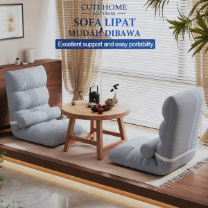 CUTEHOME Kursi Lantai Tatami Minimalis Jepang Kursi Lipat Kursi Sofa Malas Raksasa