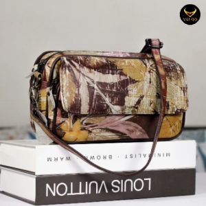 VALQO LOTUS Tas Wanita Kulit Sapi Clutch Kulit Pouch Kulit Cewek Perempuan Selempang Bahu