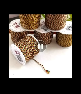 DIY per roll 七彩线加金 中国结线材材料编织