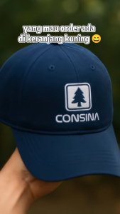 Topi Baseball Pria Distro Adventure Outdoor Model Caps Polo Bahan Raffel Best Seller Logo Consina
