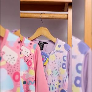 Best Seller Gamis Anak Perempuan Motif Print Gamis Lily 1-12 Tahun