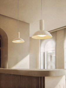 FANCY LAMP CLUB | French Cream Style Round Table Island Bar Chandelier Nordic New Style