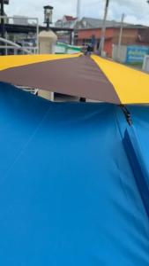 ร่มสำหรับตกปลา ตกชิงหลิว มีสายสะพายพกพา กันแสงUV กันแดดกันฝน ขนาด 2.2 เมตร