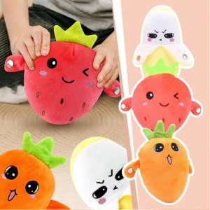 Bandai | Hot Sale Interactive Musical Toy Sensing Beat Plush Toys Fruit Musical Doll Fruit Sensing Beat Plush Toy