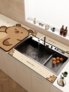JINFAN | Silica Mud Kitchen Drainage Bathroom Water Barrier Mat