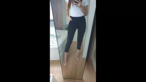 Bellatata Shop กางเกงฮานาโกะ (7 ส่วน) ขาเดฟเอวสูงยาว ผ้าฮานาโกะ หนานุ่ม ยืดเก็บทรง ขาเดฟ ขายดีที่สุดจ้า