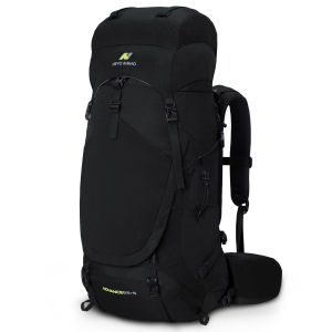 Nevo Rhino Professional Hiking Backpack Large Capacity 70L Double Shoulder Outdoor Climbing Bag with Rain Cover Nylon Material