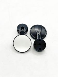 CNC Round Cafe Racer Bar End Mirror 7/8" for Kawasaki Z900 Honda CB650R Universal Mini Convex Motorcycle Side Mirror