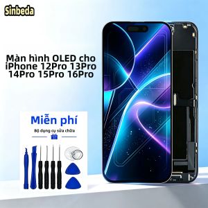 Màn Hình OLED Cho iPhone 12/13/14/15/16 Pro Bộ Số Hóa Màn Hình Cảm Ứng 3D Touch Lắp Ráp Hoàn Chỉnh Kèm Bộ Dụng Cụ Sửa Chữa Tương Thích Với Apple