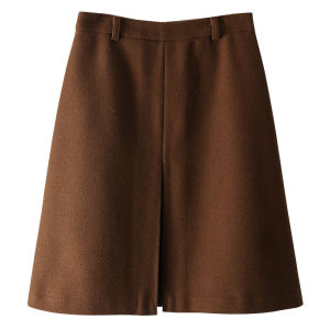Retro Office A-Line Slim Fit Midi Skirt