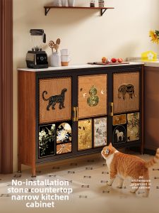 MEISD | Space-saving Steel & Porcelain Shelf Cabinet