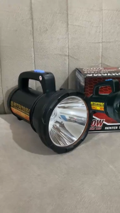 Senter Jumbo Mitsuyama Ms-1243 Senter LED Super JUMBO ( 30 Watt LED HPL ) Cahaya Putih Tahan 10 Jam | Senter Sorot 30Watt | Senter Super Terang | Toko Sinar Audio