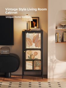 YISHUXIANSHENG | Retro Style Multipurpose Storage Cabinet