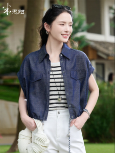 Misoshine | Relaxed Fit Tencel Linen Shirt Short Outerwear