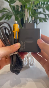 Cốc sạc - Củ sạc nhanh 160W màu Đen chân tròn  3 cổng ra USB-2type C TẶNG Cáp sạc nhanh 65W 4in1 tiện dụng cho tất cả Điện thoại