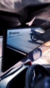 NAPOLEX BROADWAY Blue White Smoke Convex Flat 270mm 300mm Wide Car Rear View Mirror Clip Interior Universal BW-147BW-746