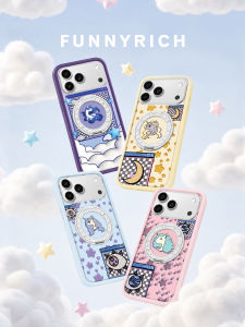 FUNNY RICH | Rotatable Shockproof Unicorn Star Phone Case iPhone17ProMax
