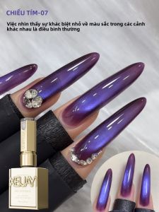 1PC 15Ml Gel Móng Tay Mắt Mèo Tím Sơn Móng Tay UV LED Chữa Lâu Dài Nhanh Khô Móng Tay Nghệ Thuật Quà Tặng Dành Cho Nữ