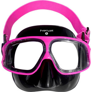 FRENZEL | Free Diving Mask Snorkel Braided Strap No Hair Pulling