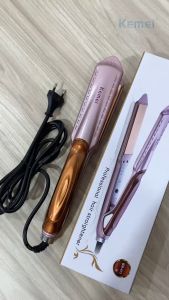 KEMEI KM 471 / KM 2219 / KM 531 / KM-531 INFRA RED Catokan Rambut / KM 2219 Infrared Catok rambut Lurus 2 in1 Exlusive Class Hair Styling Straightener - BLACKGOLD
