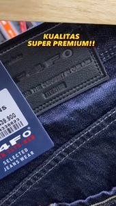 Fafo Jeans Premium | Celana Jeans Pria Cowok | Produk Lokal | Polos | Sobek | Garmen | Reguler