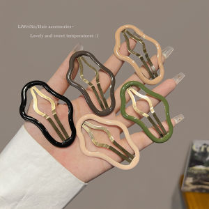 กิ๊บติดผมลายเมฆสําหรับผู้หญิงฤดูร้อนเครื่องประดับผมด้านข้าง Bun Pin ต่อผมด้านหน้า BB คลิปสไตล์ญี่ปุ่นและเกาหลีใต้