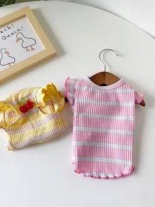 váy đầm cánh tiên thêu trái cherry dành cho chó meo - T3 PETS SHOP