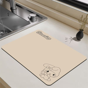 Simple Modern Kitchen Sink Mat Napa Leather Dining Pad Cup Mat Water Absorbent Drain Mat Kitchen Home Textile Tablecloth