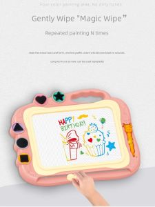 Magnetic Baby Toddler Erasable Writing Drawing Board Toy for Children under 2 Years Old Educational Playboard Magnetic Paint