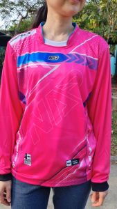 เสื้อกีฬา เสื้อพิมพ์ลายคอปก แขนยาว  รุ่น NAP 21 ไซส์ S M L XL 2XL 5XL 6XL 7XL ใส่ได้ทั้ง ผู้ชาย ผู้หญิง