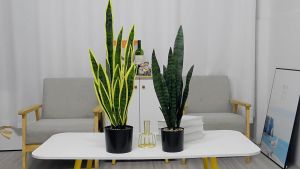 3D Agave Artificial Plants Snake Plants Faux Agave Fake Sansevieria Leaves Home Decor fake plants