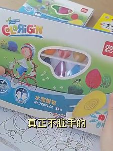 12 36pcs Colors Peanut Crayon for Toddlers BabiesNon-Toxic Safe Washable Palm Grip Bath Crayons for Kids Ages 2-6 Girls Boys
