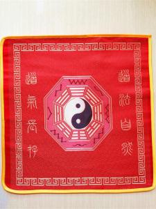 Buddhist Temple Decorative Tablecloth Tibetan Style Pad Cloth Weaving Treasure Cloud Eight Symbols Dharmachakra Cross Club