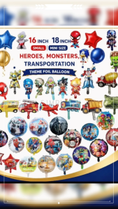 18 Inch Superheroes Spiderman Sonic Car Robot Transformer Avengers Aluminum Foil Balloon Kids Boys Birthday Party Decoration Event Banner Supplies Helium Air Belon Birthday Decoration Kid Decor Celebration Favor Toys Set Gift