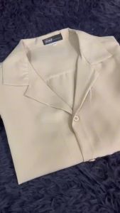 ZEKE Menswear Polo Shirt For Men Formal Short Sleeve Plain Poloshirt Casual Button Down Top