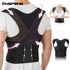 Adjustable Back Shoulder Posture Corrector Belt Clavicle Spine Support Reshape Your Body Home Office Sport Upper Back Neck Brace
