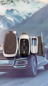 Benz A B C E Class CLA CLS GLE W205 W213 E200 E250 E300 C180 C200 C300 Car Leathe Key Case Cover Accessories