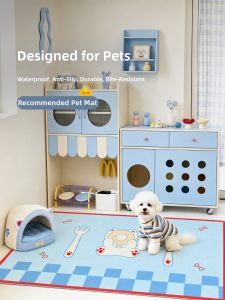 YUNHAOBUYI | Waterproof Pet Food Pad
