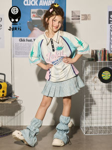 Rainbow Sporty Girl Set T-shirt and Skirt