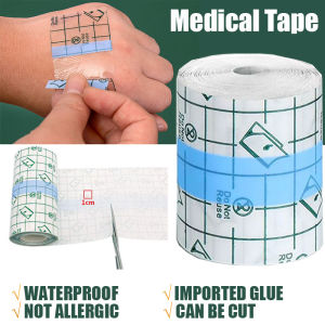 Vixplorn Transparent Stretch Adhesive Waterproof Medical Tape Anti-allergic Medicinal PU Membrane Wound Dressing Fixation Tape
