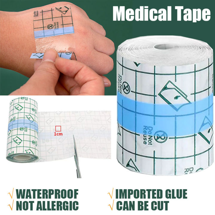 Transparent Stretch Adhesive Waterproof Medical Tape Antiallergic Medicinal PU Membrane Wound