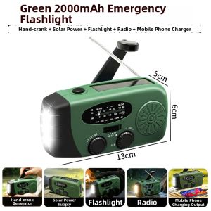 NIOYE | Hand Crank Solar Power Emergency Light Radio