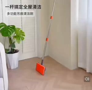 Fan Cleaning mop with Extendable Long Rod 3-in-1 Ceiling Fan Cleaner Brush Microfiber Duster for Home Cleaning Essentials Spider Web Wall Roof Dust Remover Design