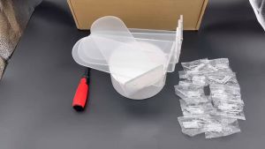 COD 10Pcs Clear Floag Sneaker Shelves Wall Mounted Shoe Display Stand Shoe Racks HOT