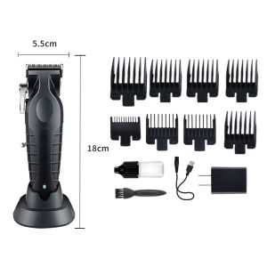 Kemei KM-2296 Hair Clipper Oil Head Clipper Hair Carving Bald Head Haircut Machine Rechargeable