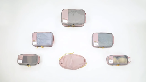 【Ready Stock】YINPIN 6 in 1 Compression Packing Cubes Expandable Travel Luggage Organizer Suitcase Storage Bags